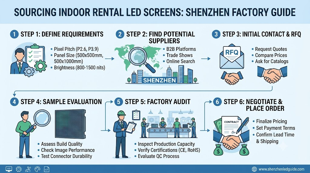 Sourcing Indoor Rental LED Screens: Shenzhen Factory Guide