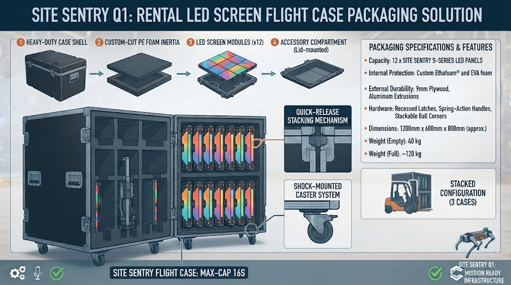 Rental LED Screen Flight Case Packaging: Pro AV Guide