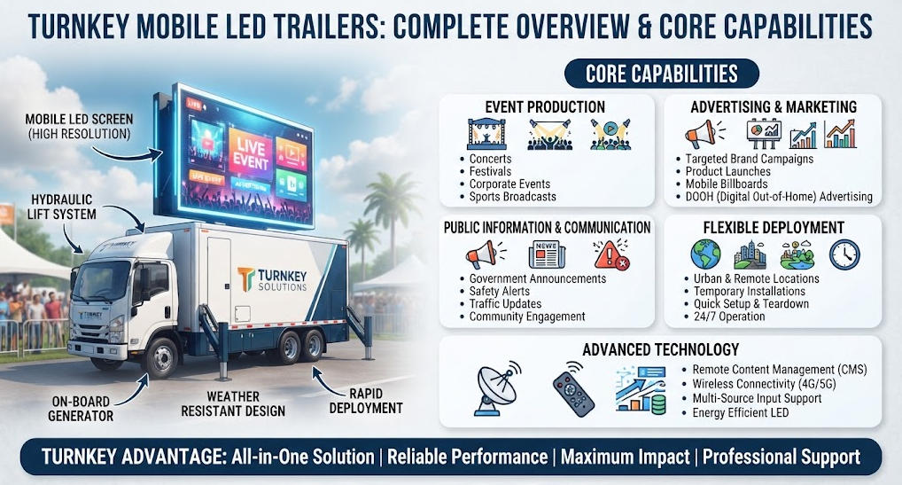 Turnkey Mobile LED Trailers for Sale: 2026 Guide