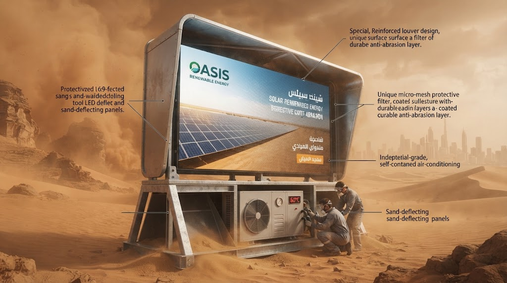High-Temp IP68 Outdoor LED Displays for 60°C Climates