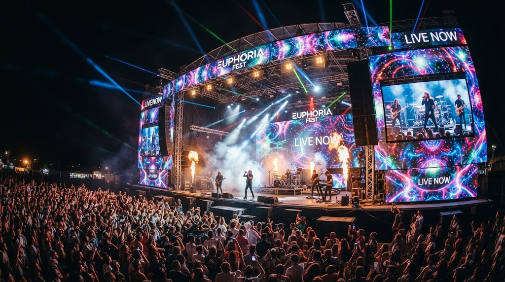 P2.6 vs P3.9 Outdoor LED Displays for Festivals Guide